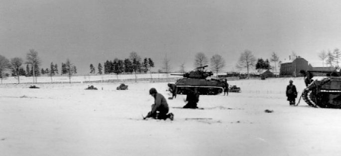 Infantry & Tanks near Bastogne