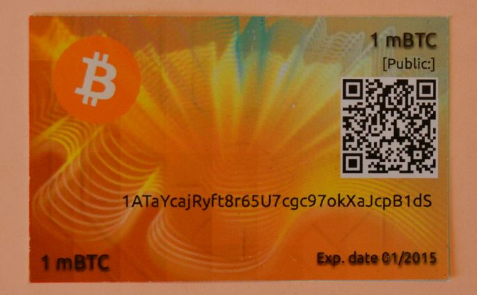 Bitcoin digital wallet