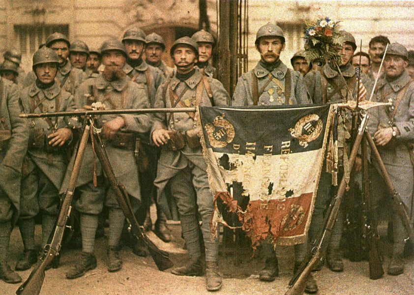 The 114th infantry in Paris, 14th July 1917