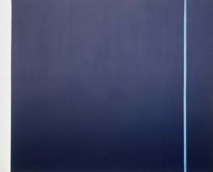 Midnight Blue, 1970, acrylic with oil
