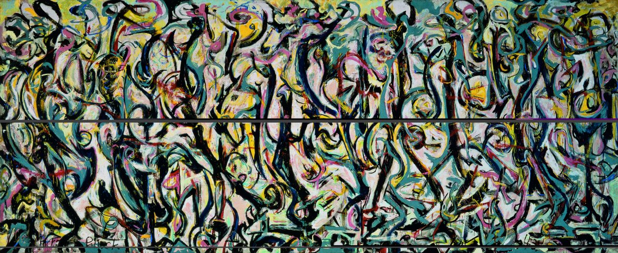 Jackson Pollock Mural, 1943 Oil and casein on canvas, 7’ 11” x 19’ 10” Gift of Peggy Guggenheim, 1959.6 University of Iowa Museum of Art Reproduced with permission from The University of Iowa